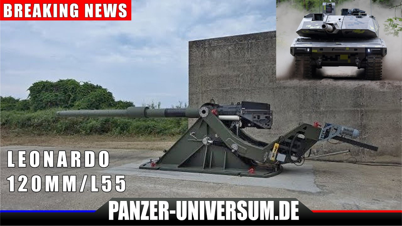 KF51 Panther erh&auml;lt neue 120mm Glattrohrkanone von Leonardo mit 30km Feuerreichweite!