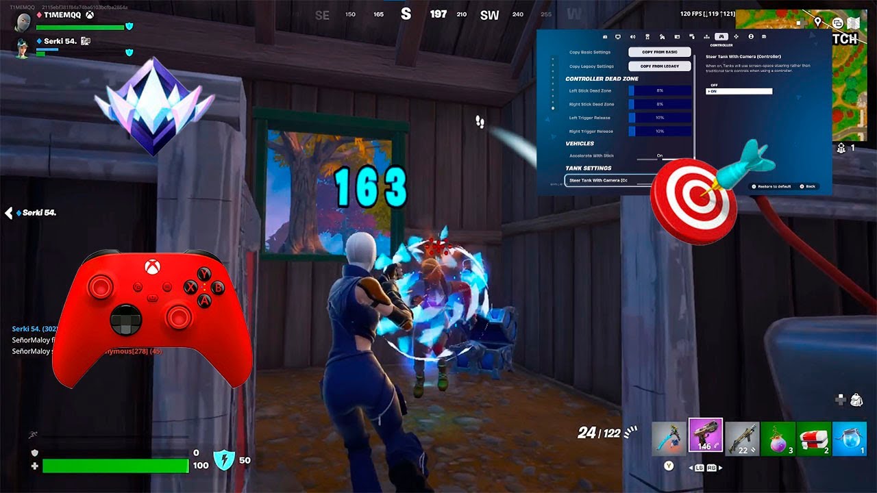 🍔*NEW* BEST Controller Settings For Fortnite Reload 