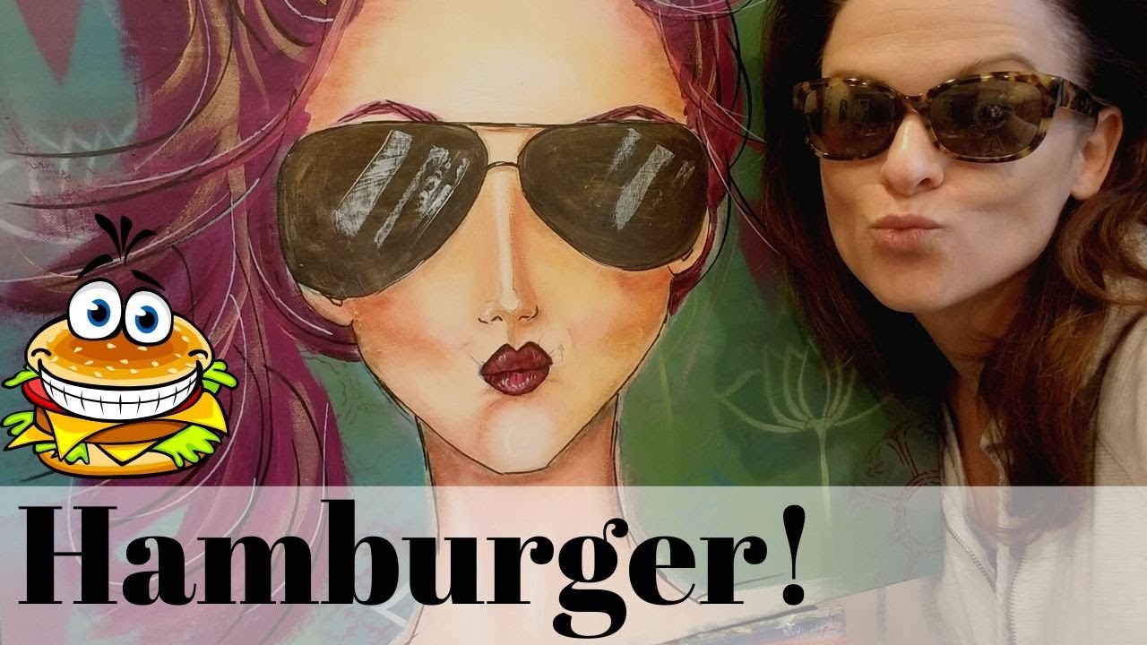 How to Paint a GIRL in SUNGLASSES!