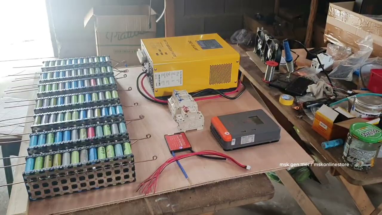 Electric Scooter Battery Packs to Solar Power Wall #EKSPH #SolarPhilippines #Fiido #dyu