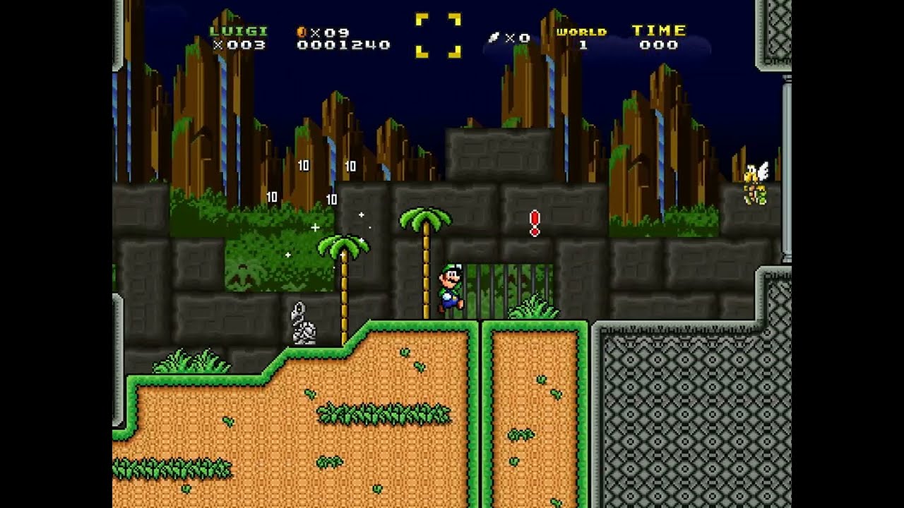 SMBX 1.4.5 Custom Level: Larry's Tectonic Ruins (World 1-World Boss)
