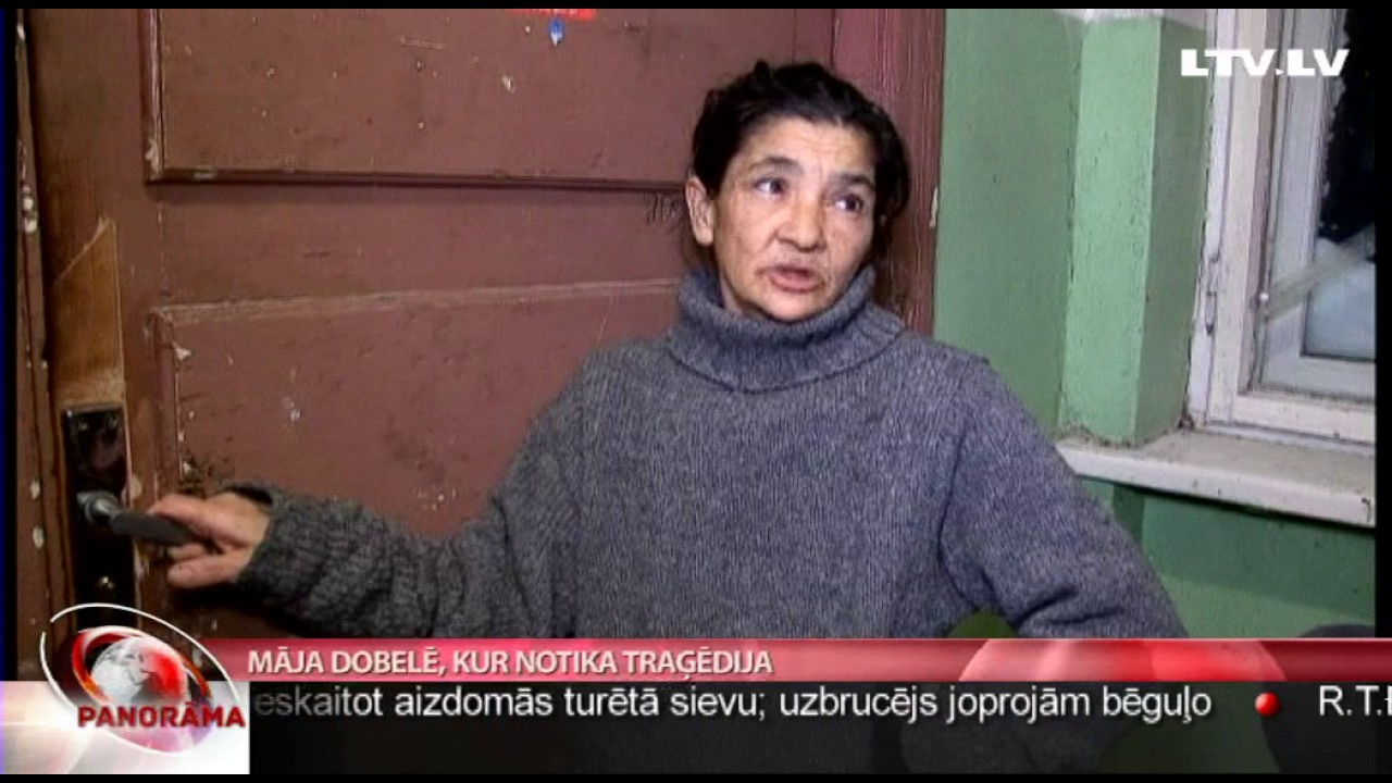 Māja Dobelē, kur notika traģēdija