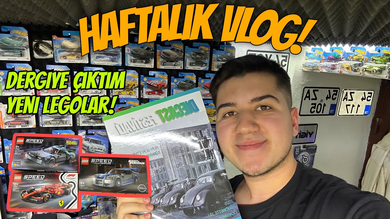 HAFTALIK VLOG'A BAŞLADIK!/ Dergiye Çıktım, Yeni LEGO'lar, 3D Yazıcı İşlerim.