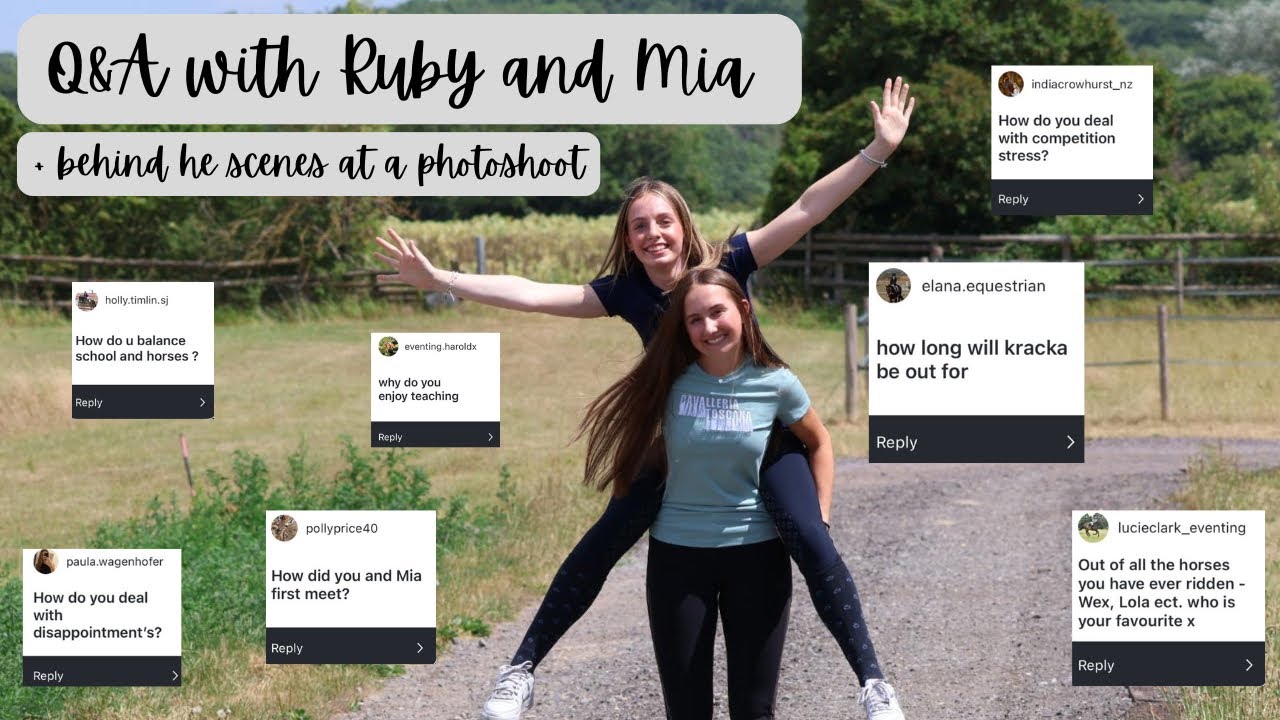 Ruby & Mia Unfiltered: Q&A + Behind the Scenes of Our Photoshoot!