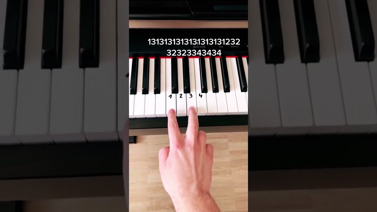 تعلم العزف على البيانو بل ارقام