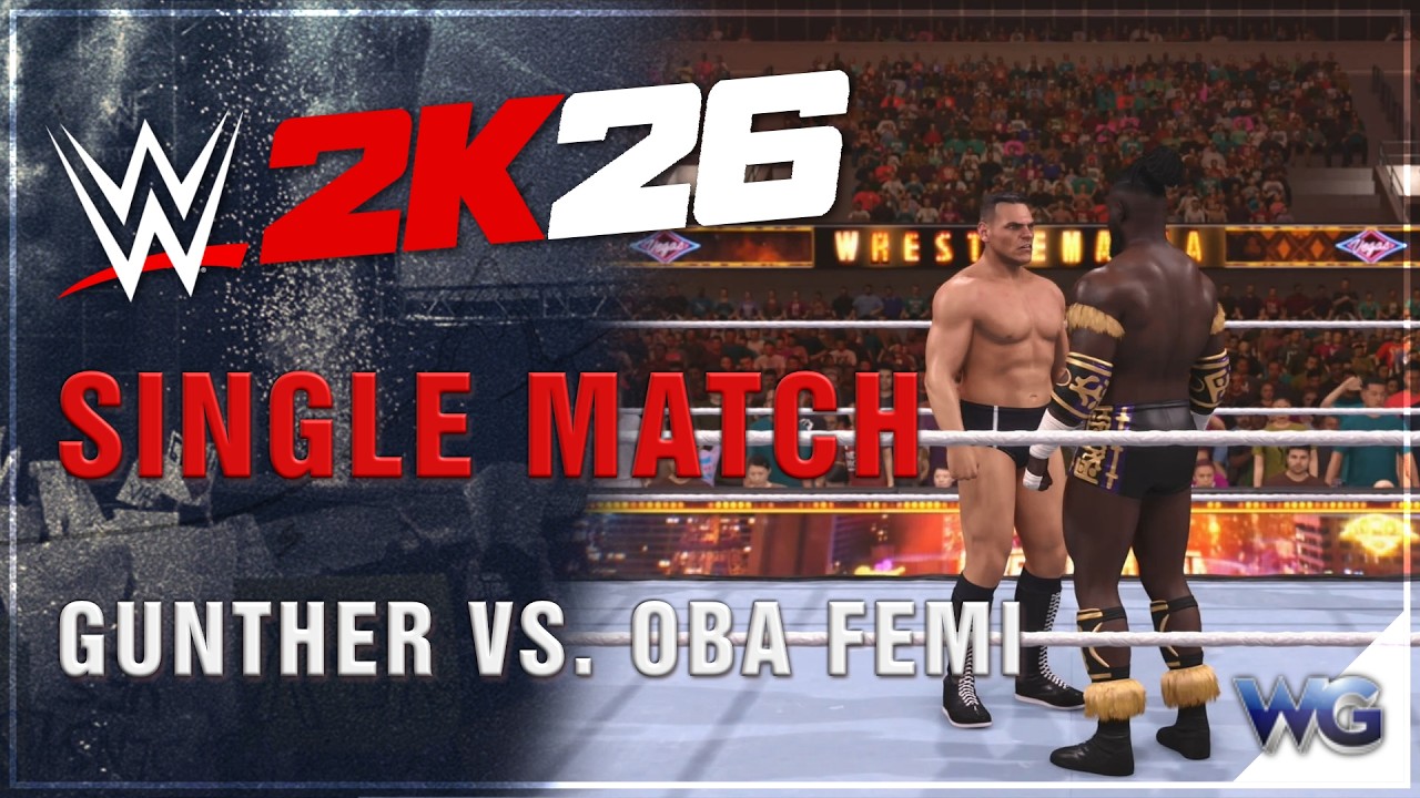 WWE 2K26 - Gunther vs. Oba Femi [WG exklusiv]