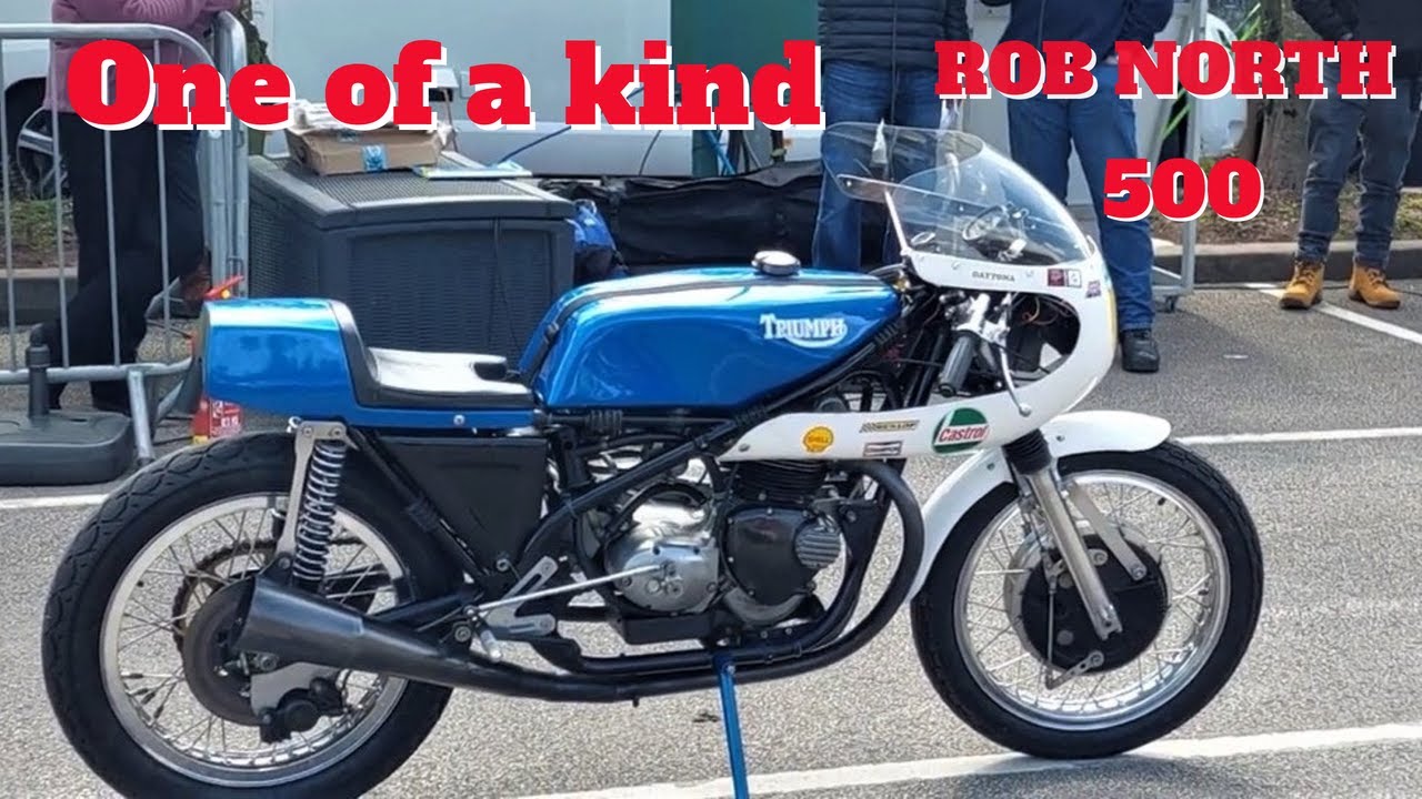 Единственный известный существующий двигатель Rob North Triumph 500 Twin