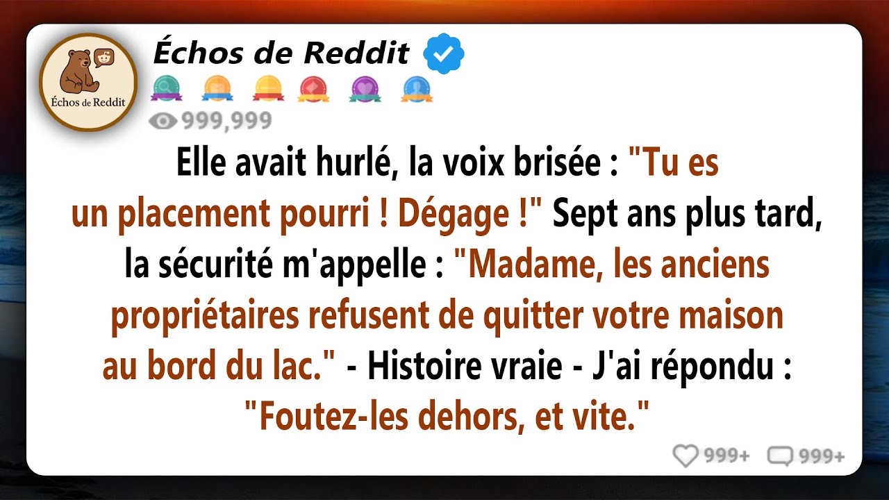 Ma mère m'a foutu à la porte à 18 ans parce que j'étais un 