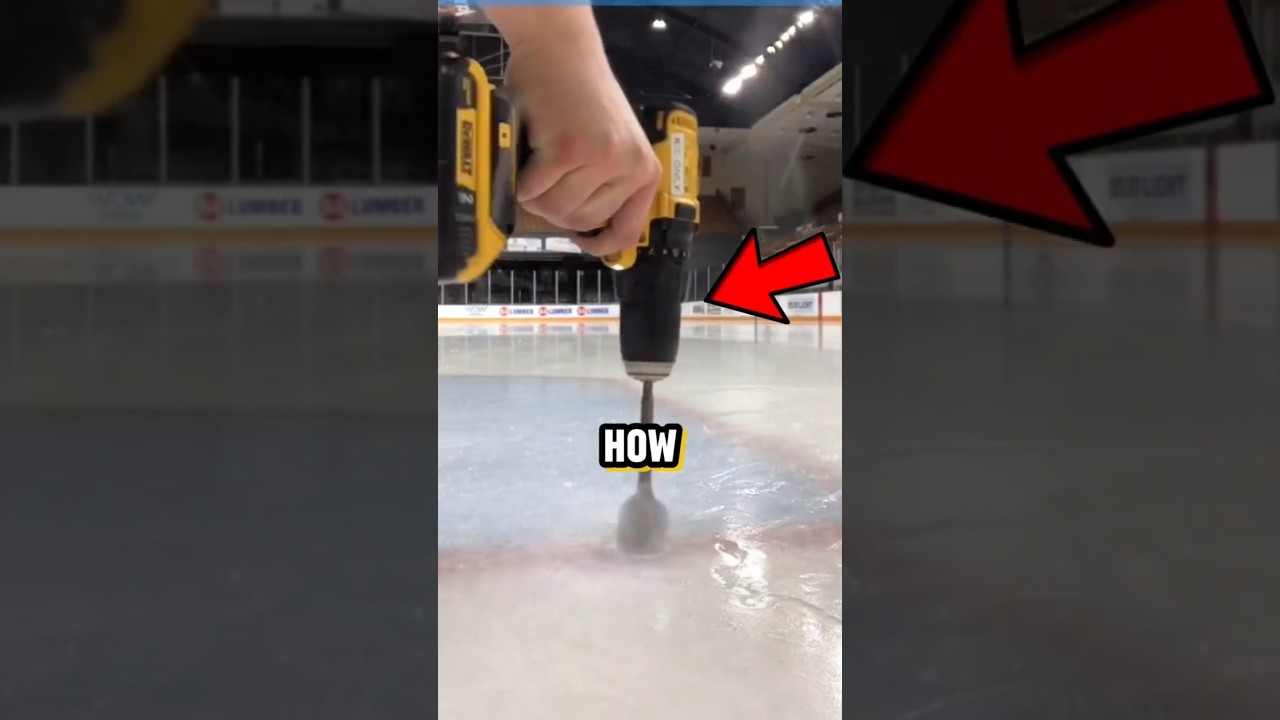 How Ice Hockey arena made?🤯#shorts
