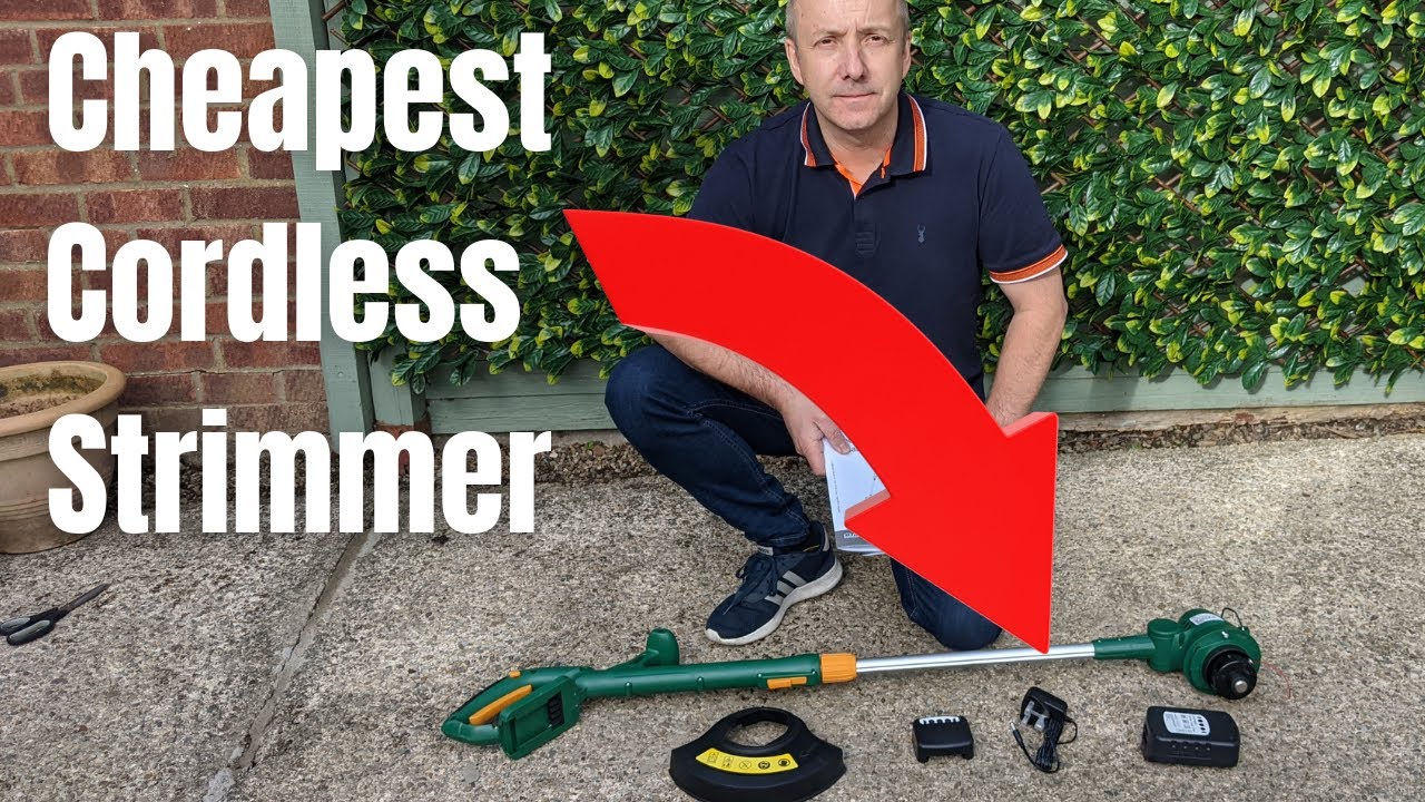 Cheap 18v Cordless Grass Strimmer - &pound;45 B&Q Model Tested