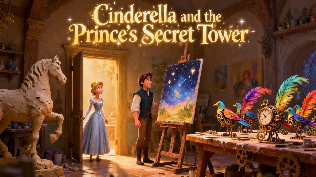 Cinderella and the Prince's Secret Tower | A Royal Mystery|moonmagic bedtome stories