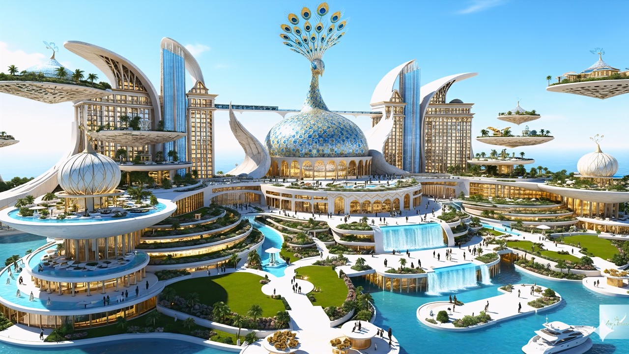 The Pavillion of Azure Majesty | A Vision of Peacock City🦚✨