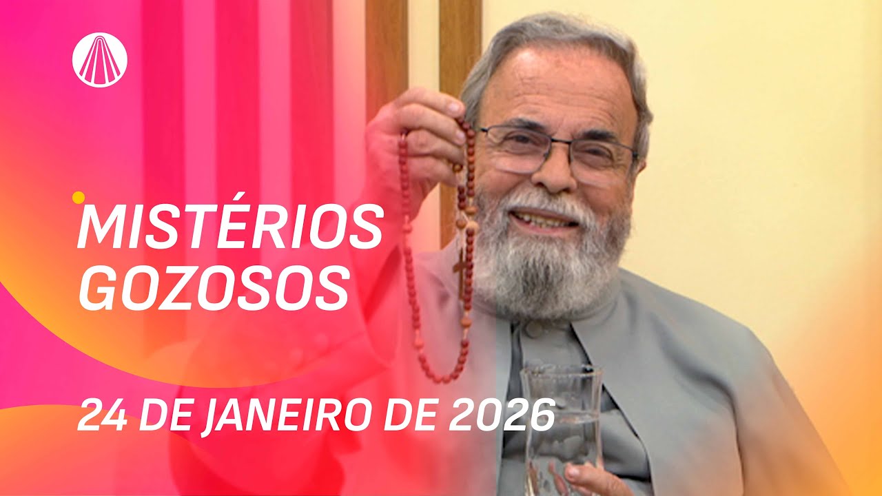 Terço de Aparecida com Pe. Antonio Maria - 24 de janeiro 2026 [Mistérios Gozosos]