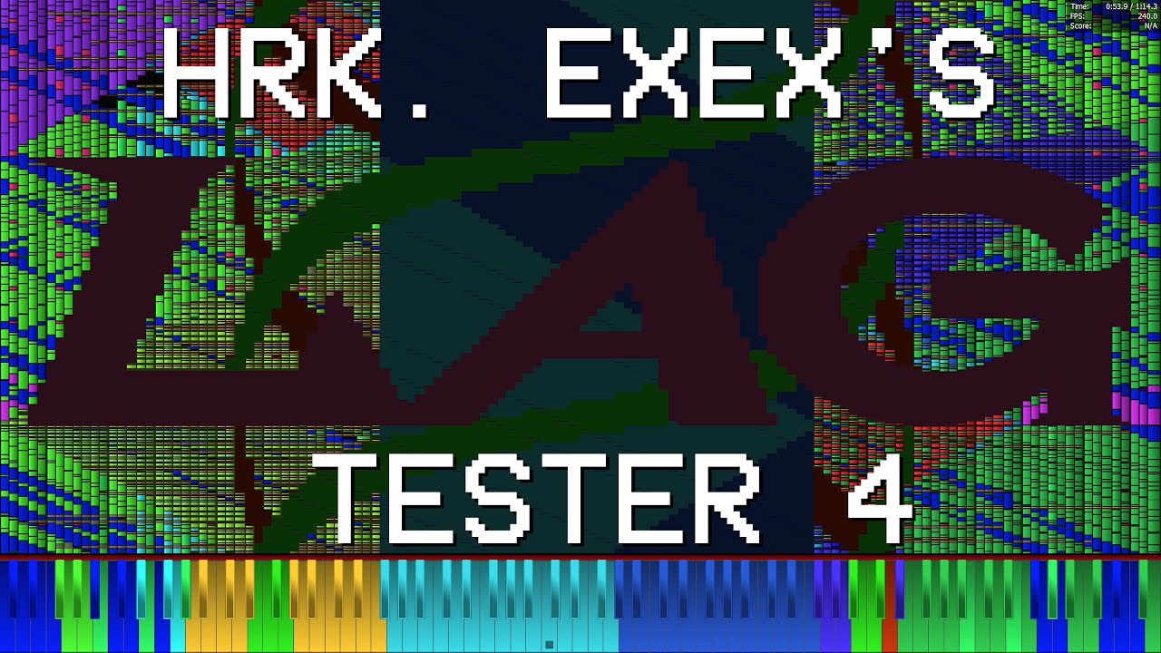 [BLACK MIDI] HRK'S Lag Tester 4 ~ HRK. EXEX (PFA No lag)