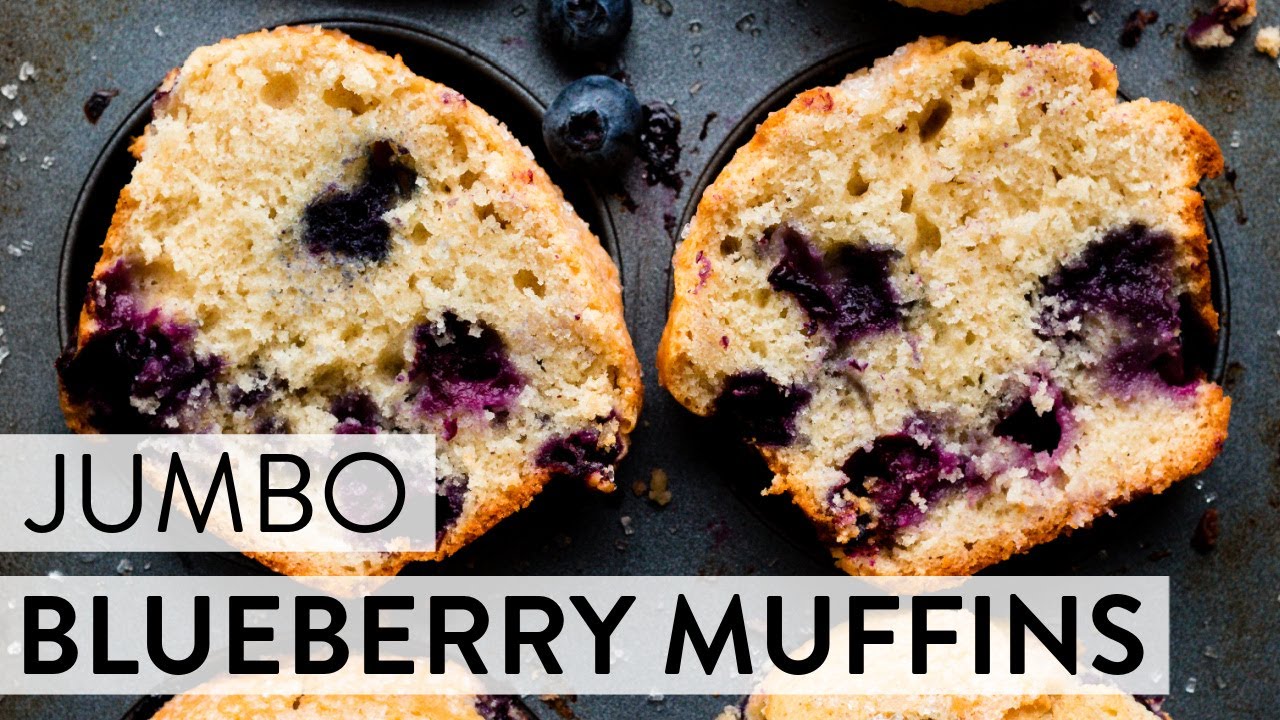 Jumbo Blueberry Muffins | Sally's Baking