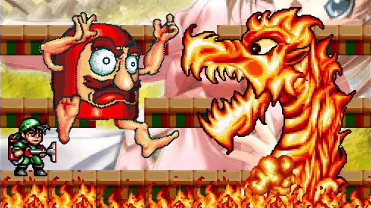 Jumping Pop - All Bosses (No Damage / Hardest) ARCADE