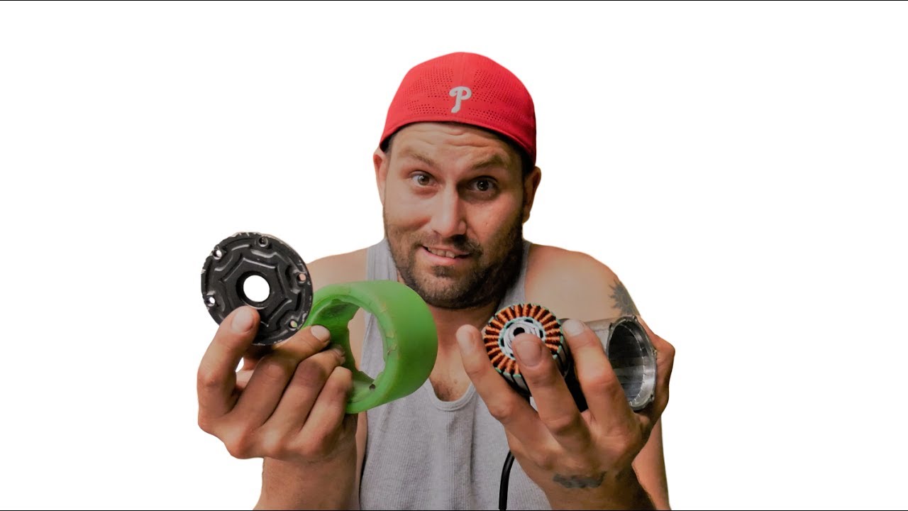 Hub Motor Breakdown (How To) - Koowheel Genesis Maytech Electric Skateboard Motor