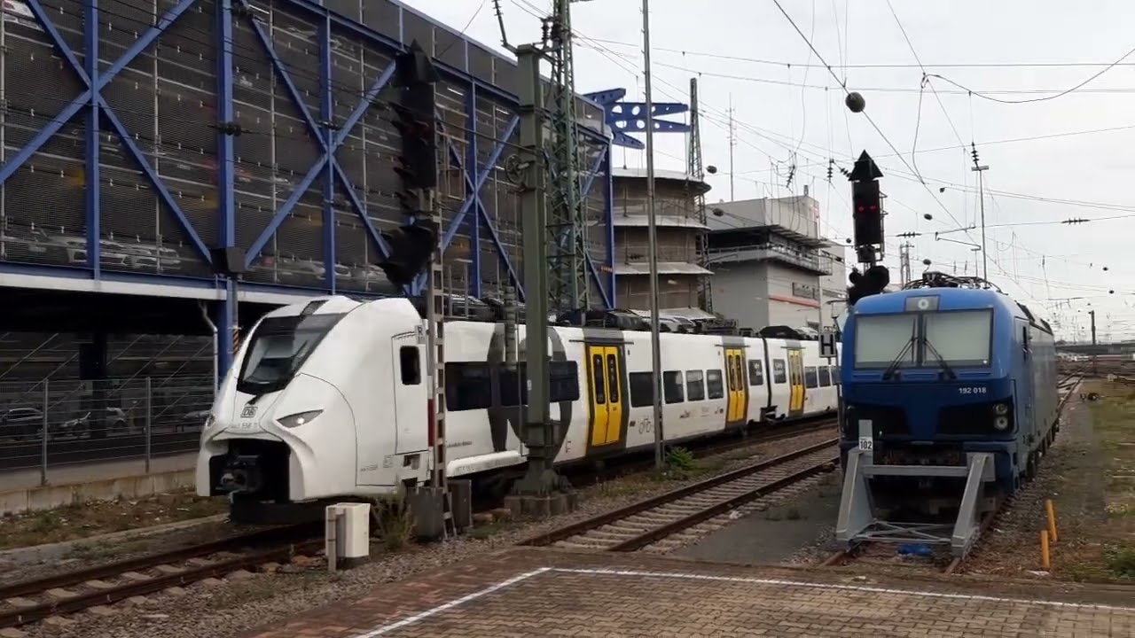 Zugverkehr in Mannheim hbf  (RM) Teil 7