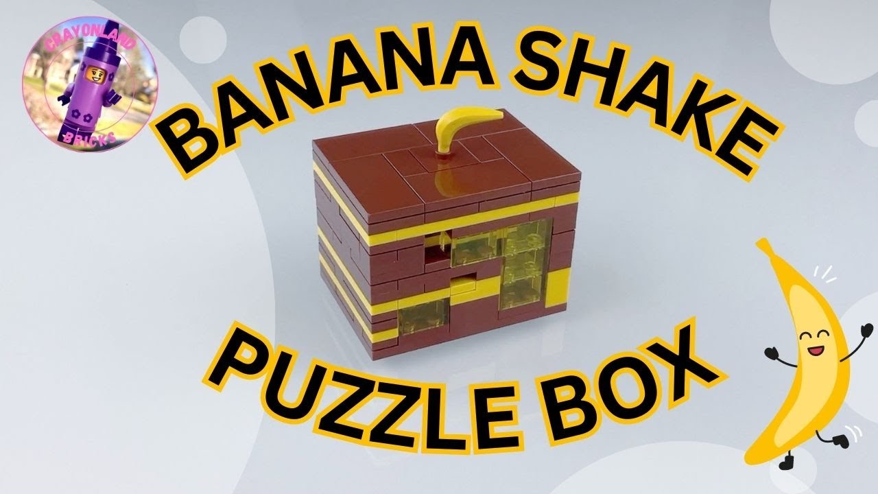 Banana Shake Lego Puzzle Box Solved - Crayonland Bricks