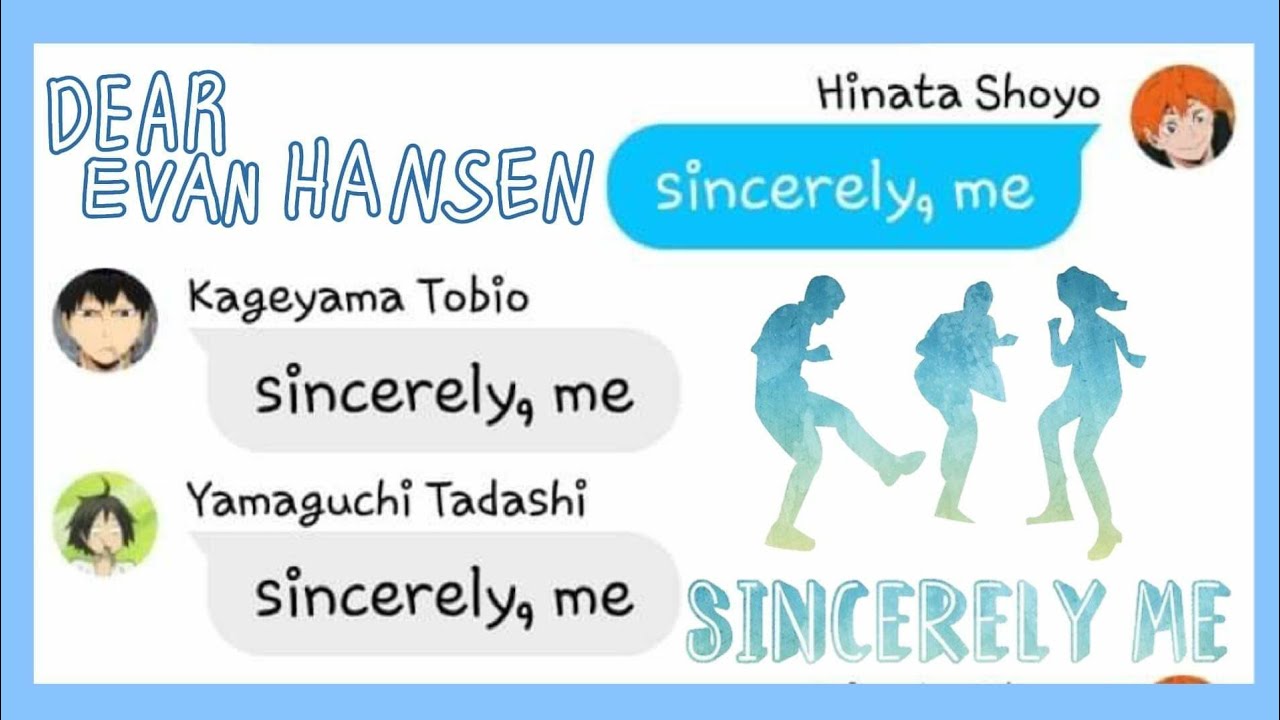 1k Subs Special | Dear Evan Hansen | Haikyuu Lyric Prank