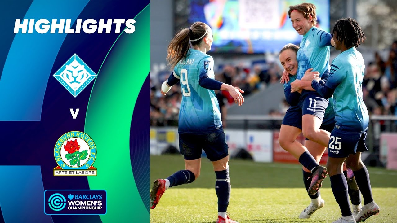 London City Lionesses Secure Victory! | London City v Blackburn Highlights | Barclays WC 24/25