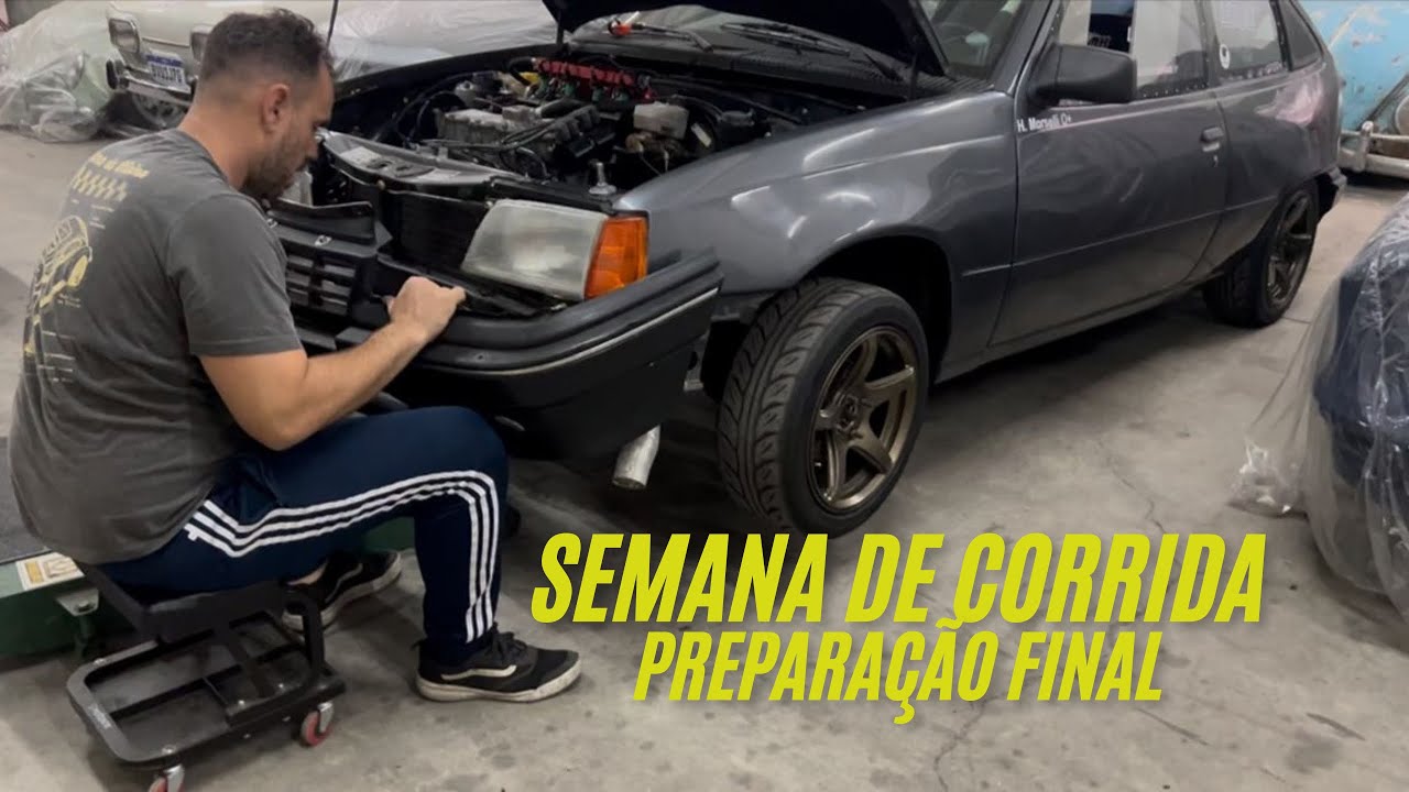 Kadett #237 - Preparação final, últimos detalhes antes da corrida 