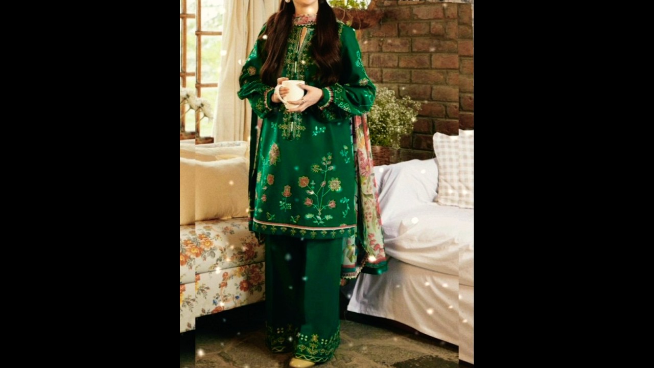 Trendy Lawn dress designs/#Eid2025dressdesigns