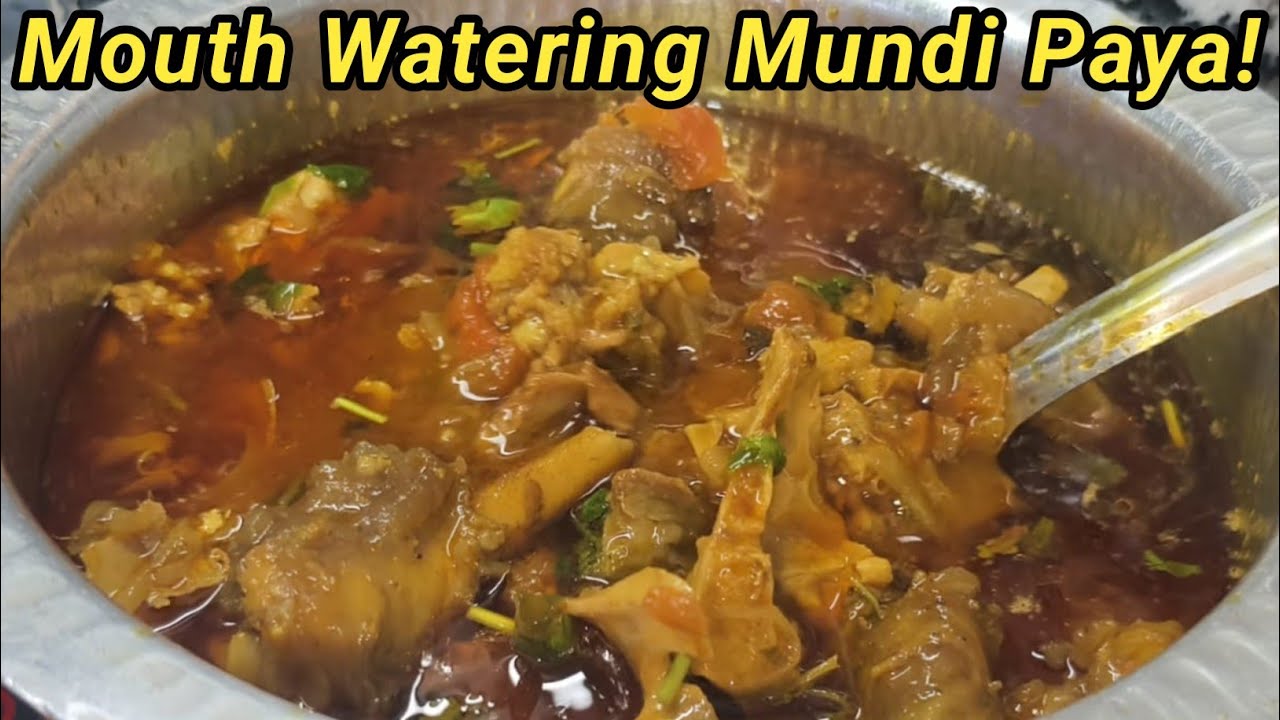 Eid Special Mundi Paya Recipe | Bakra Mundi Paya in Pressure Cooker | Goat Head and Trotters Recipe