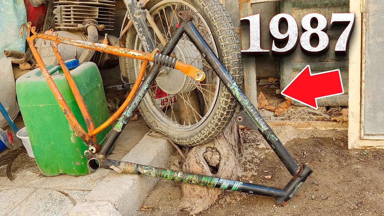 INCREDIBLE Bicycle RESTORATION |Transforming A Trash Bike From 1987 Into An Insane Mountain Bike