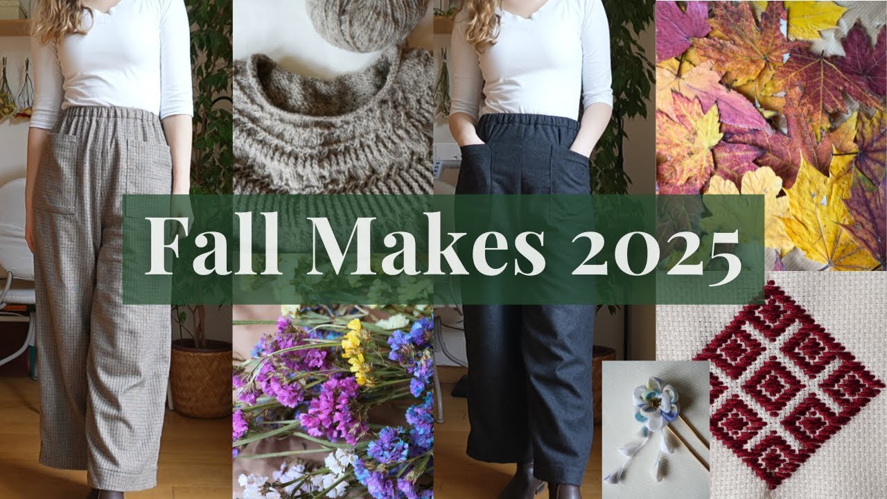 Everything I Made this Fall 🍁 | Sewing, Knitting, Crafting 🪡