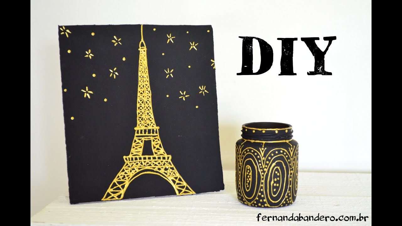 DIY Quadro Torre Eiffel