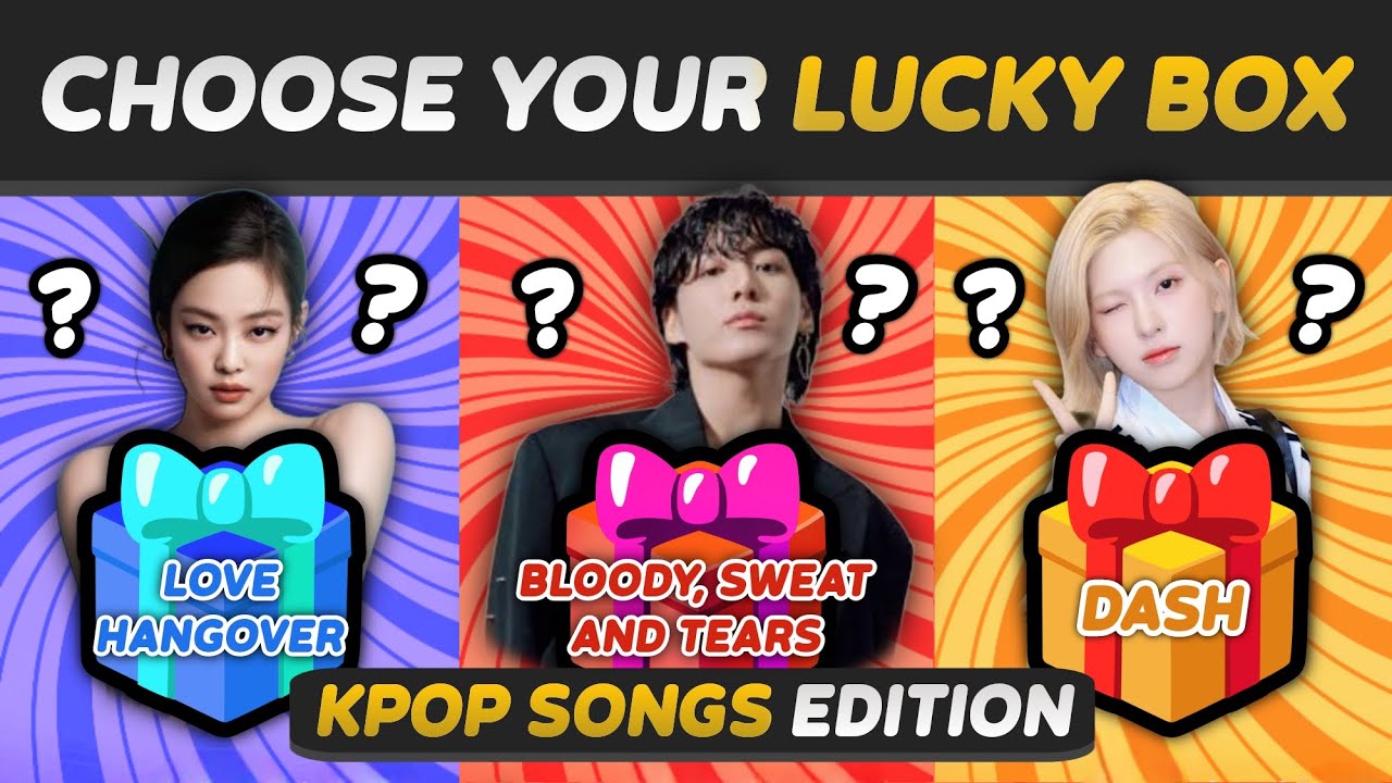 🎁 CHOOSE YOUR LUCKY BOX - KPOP QUIZ EDITION 🇰🇷 | Music Quiz Challenge