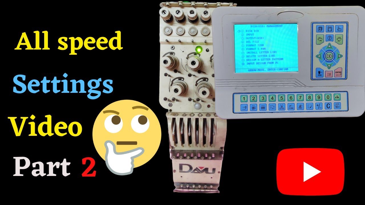 All Speed Settings | मशीन की स्पीड सेटिंग देखे इस Video में पार्ट 2 🔥🔥