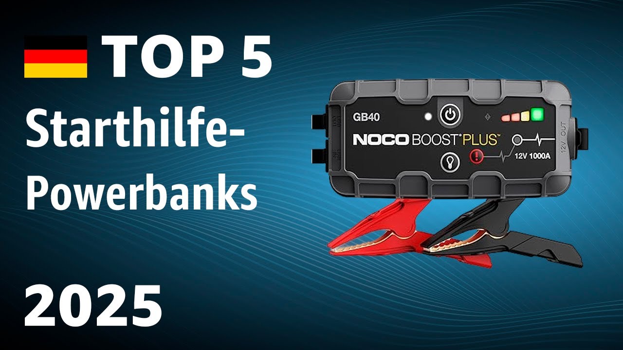 TOP—5. Beste Starthilfe-Powerbanks. Test & Vergleich 2025