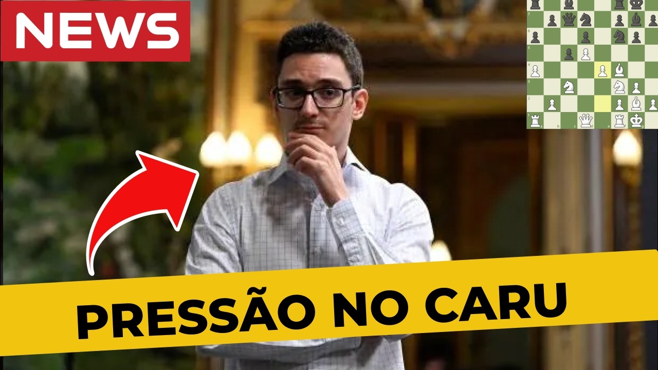 CARUANA sofre press&atilde;o para encostar no L&Iacute;DER pelos Candidatos ao Mundial de Xadrez