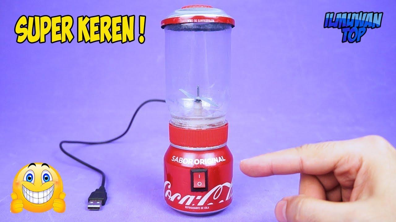 Membuat Blender Mixer Super Kuat Kecepatan Bisa Diatur, Bisa Buat Jus, Minuman Dan Masakan Beneran
