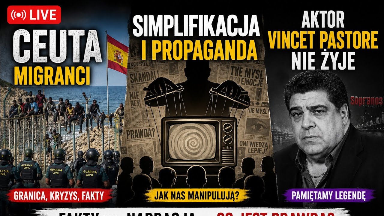 CEUTA MIGRANCI - PROPAGANDA I SIMPLIFIKACJA - VINCENT PASTORE [*]