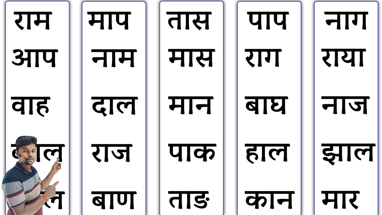आ की मात्रा वाले शब्द |Hindi Padhna Kaise sikhe? How to learn hindi | हिंदी पढ़ना कैसे सीखें |