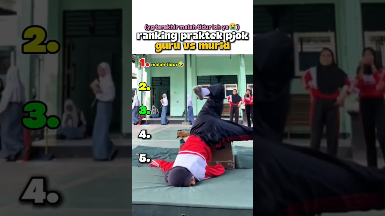 praktek mapel pjok guru vs murid😭