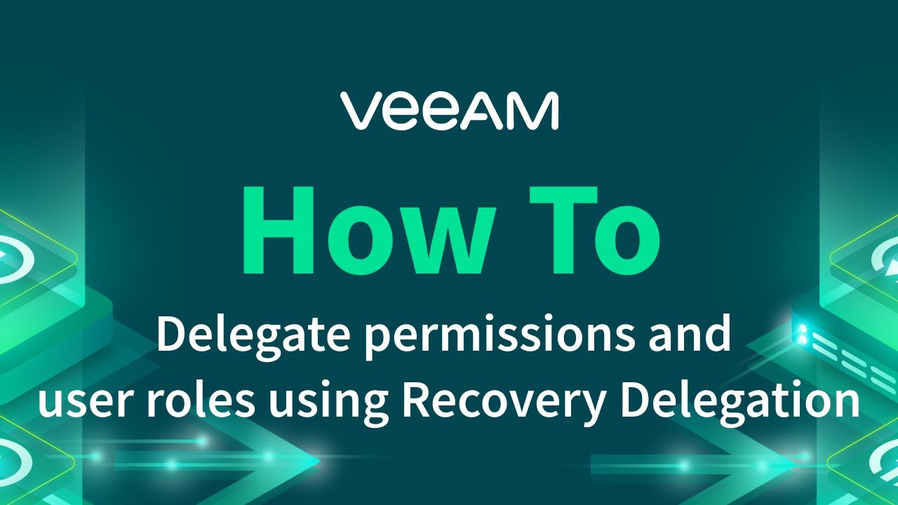 Delegate permissions and user roles using Recovery Delegation