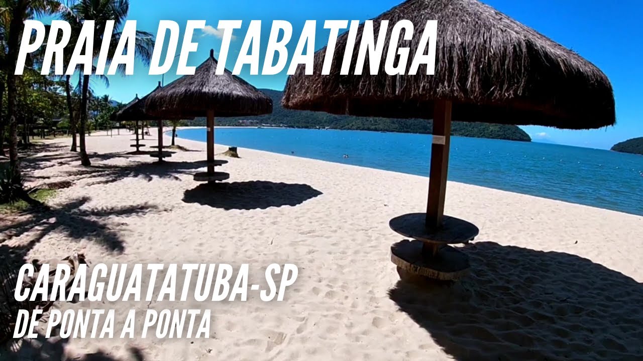 Praia de Tabatinga - Caraguatatuba SP - De Ponta a Ponta