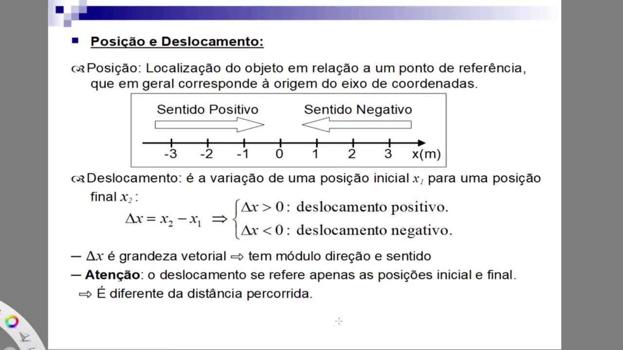 Física Básica 1: Movimento em 1 Dimensão - Parte 1