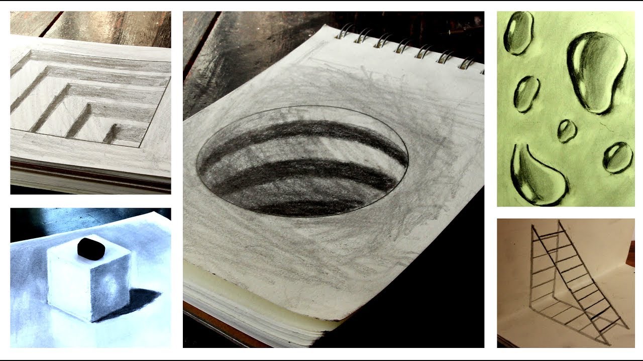 Disegna 5 semplici illusioni ottiche 3D