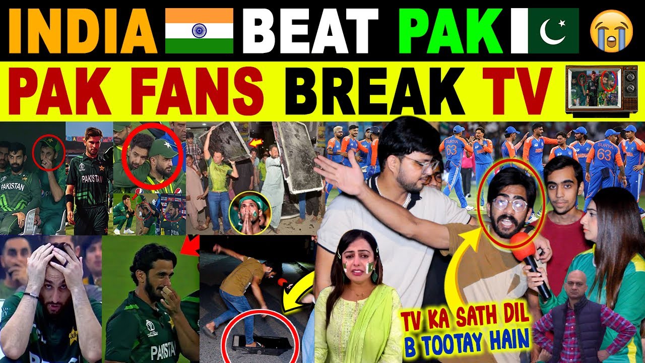 INDIA🇮🇳 BEAT PAK😢 PAKISTANIS BREAK TV AFTER LOSING MATCH | IND VS PAK ASIA CUP 2025