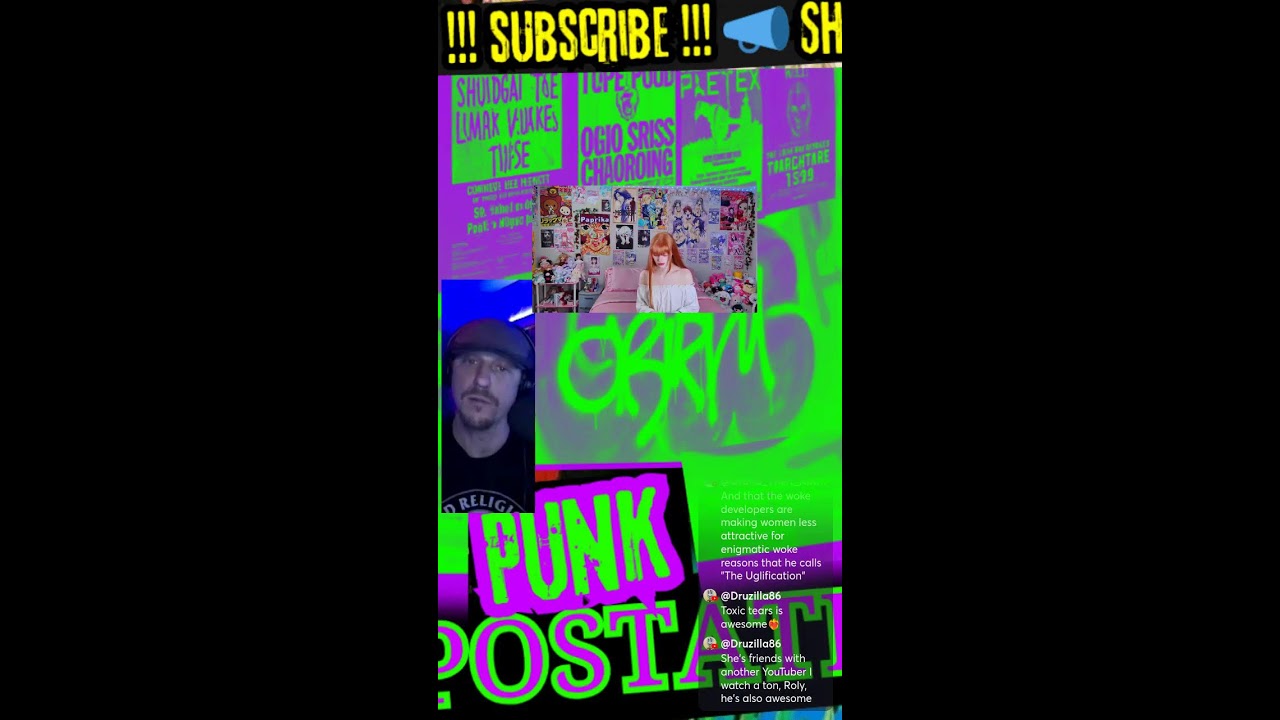 CRINGE Anti-Woke "Goth" CRASHES OUT Over Leftist Take Down Video 