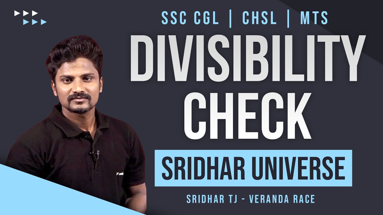 How to Check DIVISIBILITY of a NUMBER ? with Rules, Tricks and Shortcuts | SSC Exam | Veranda Race