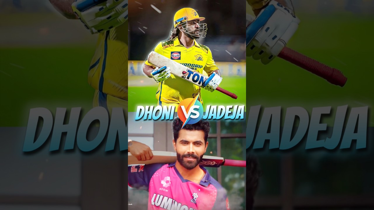 Dhoni vs Jadeja IPL 2026 
