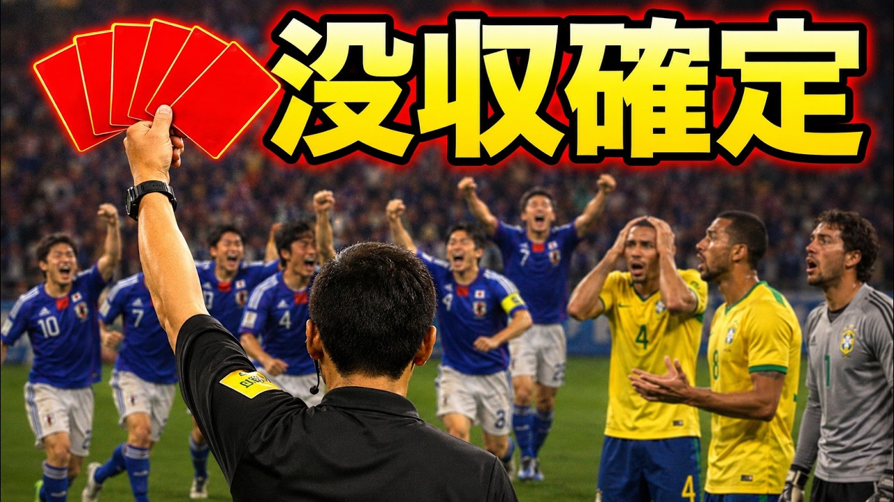 【TAS】ワールドカップ決勝が没収試合になったらどうなるのか？勝利の為にレッドカードを５枚集める中村憲剛【ウイイレ】