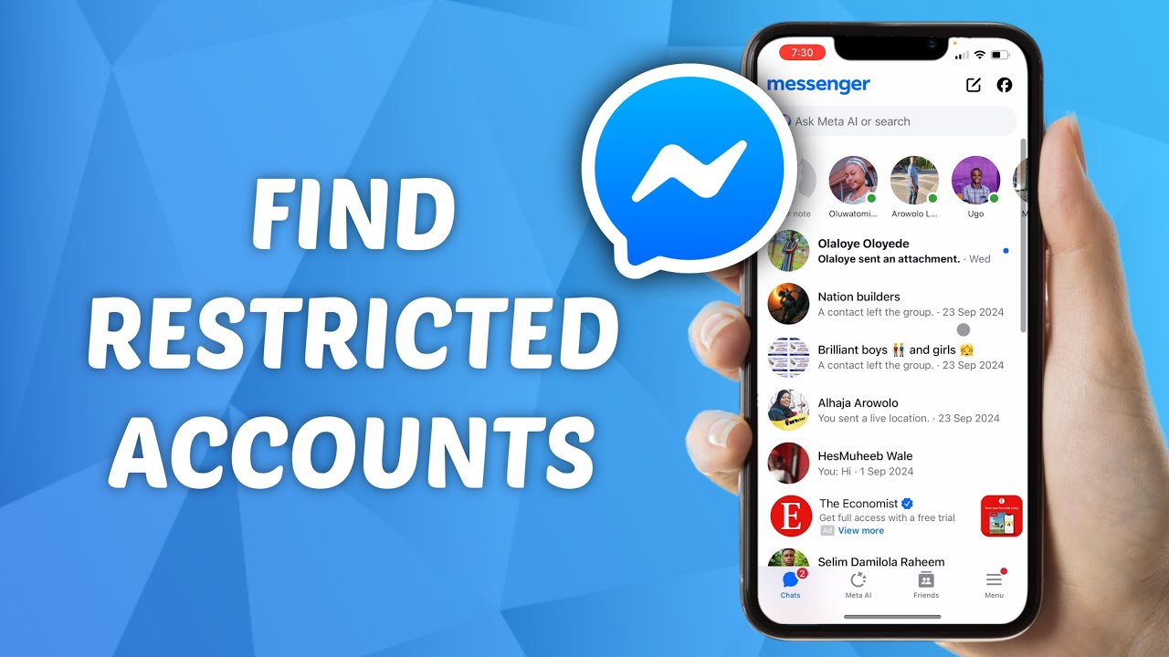 How to Find Restricted People on Messenger
