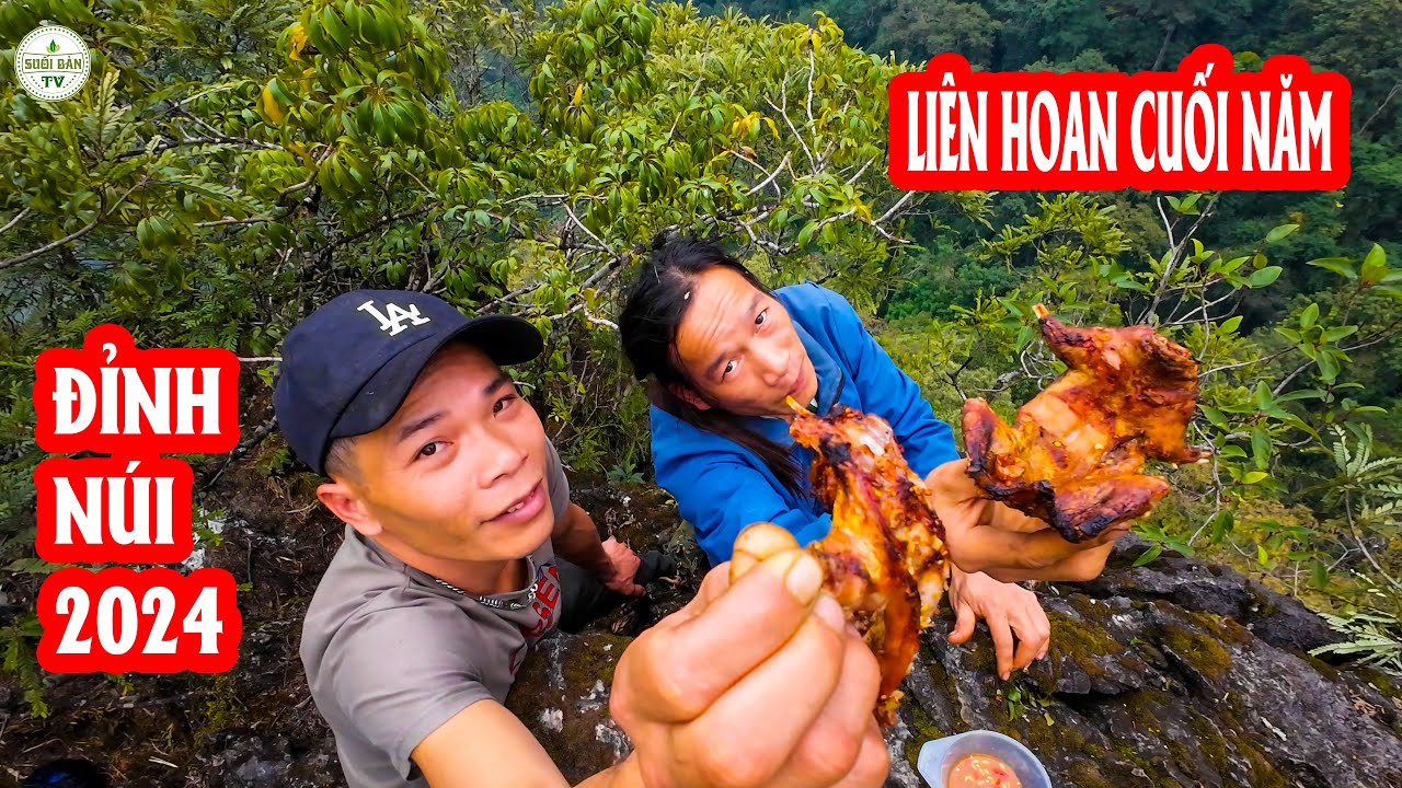 Lên Đỉnh Núi Cao Liên Hoan Thịt Rừng - Mừng Năm Mới 2024 ✧ Suối Bản TV